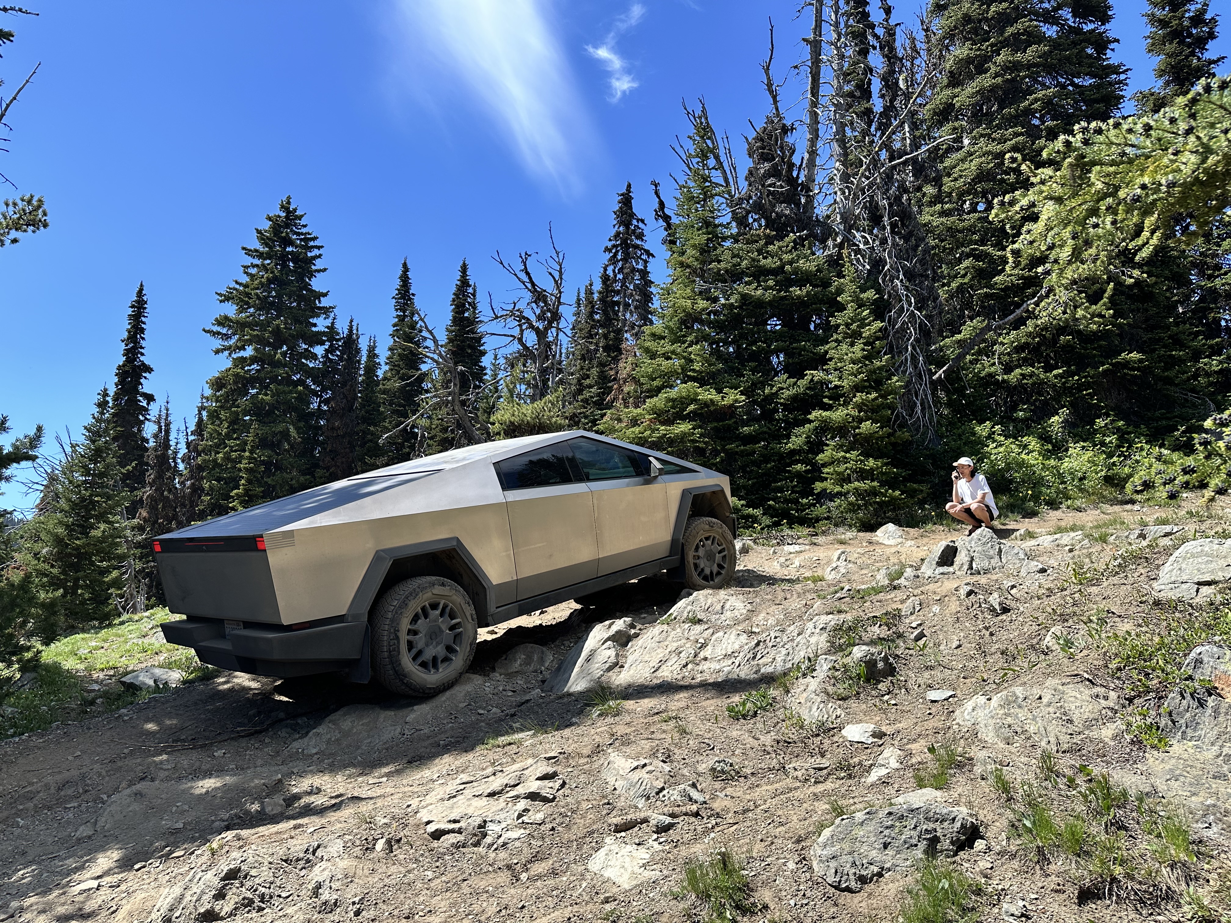 Cybertruck in the wild off-road