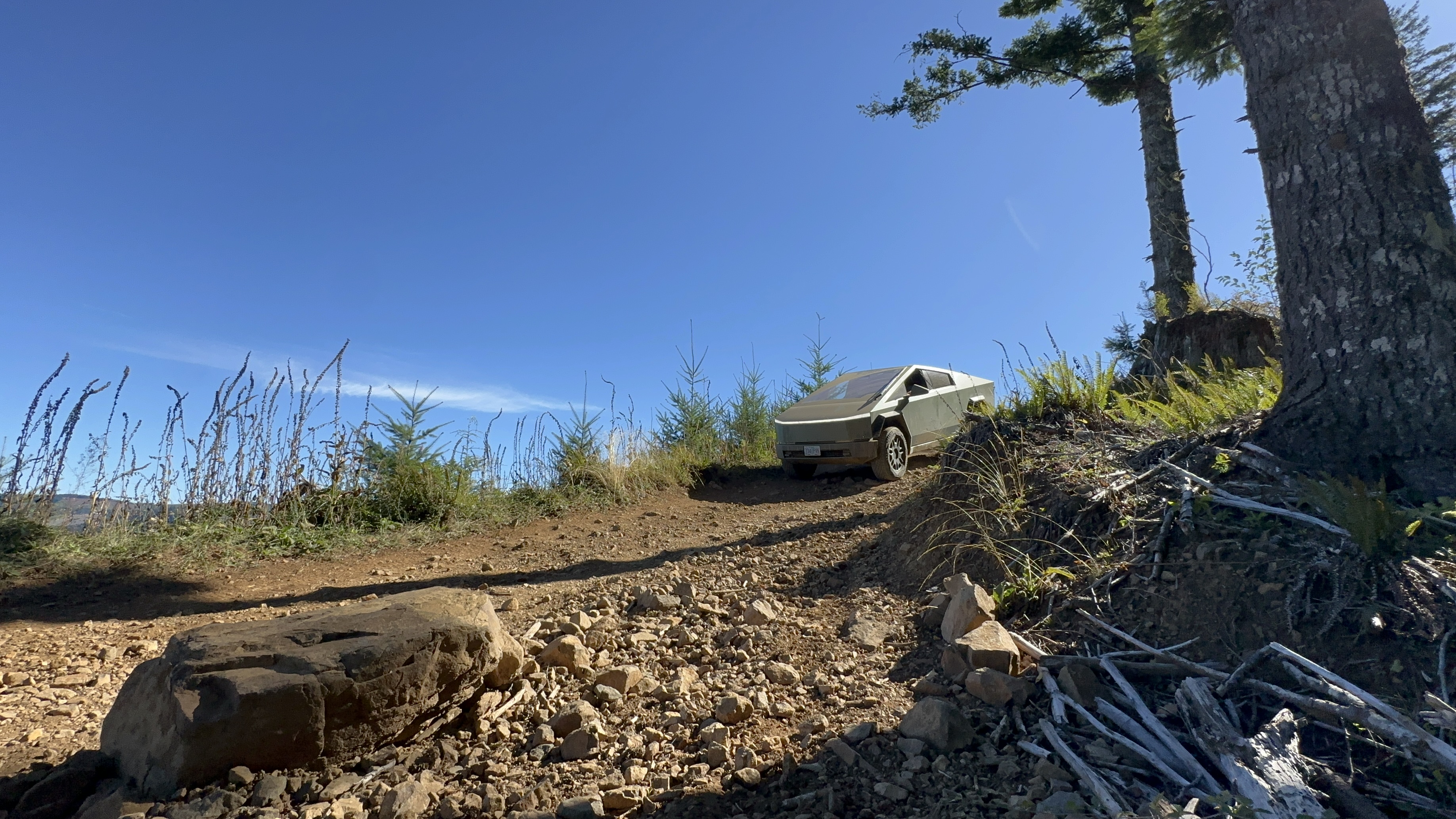 Cybertruck outdoor adventure