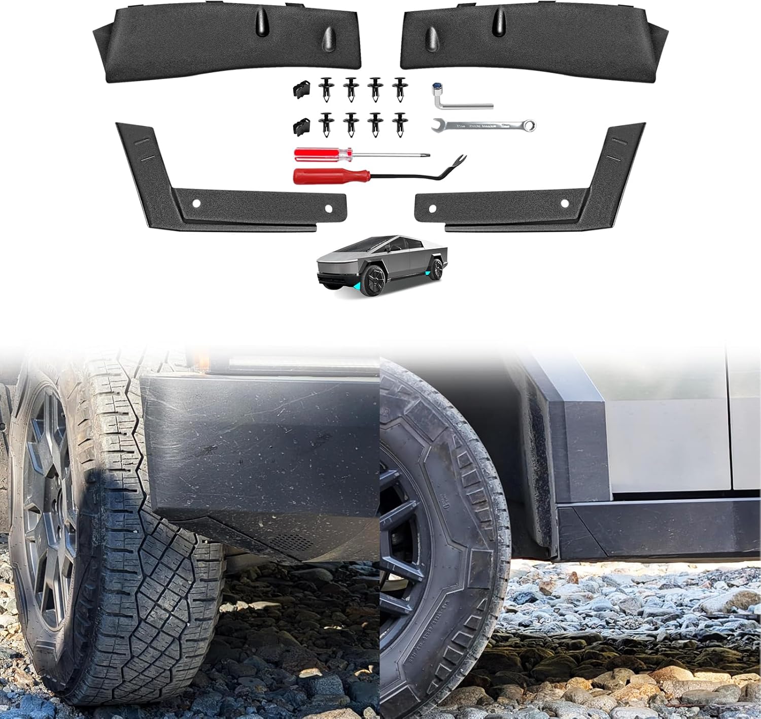 Cybertruck fairing delete kit