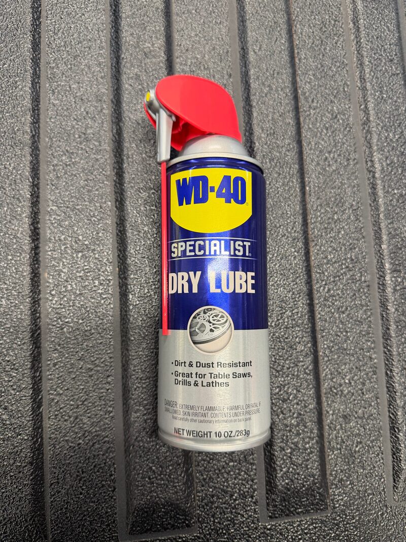 Tonneau cover track lubricant