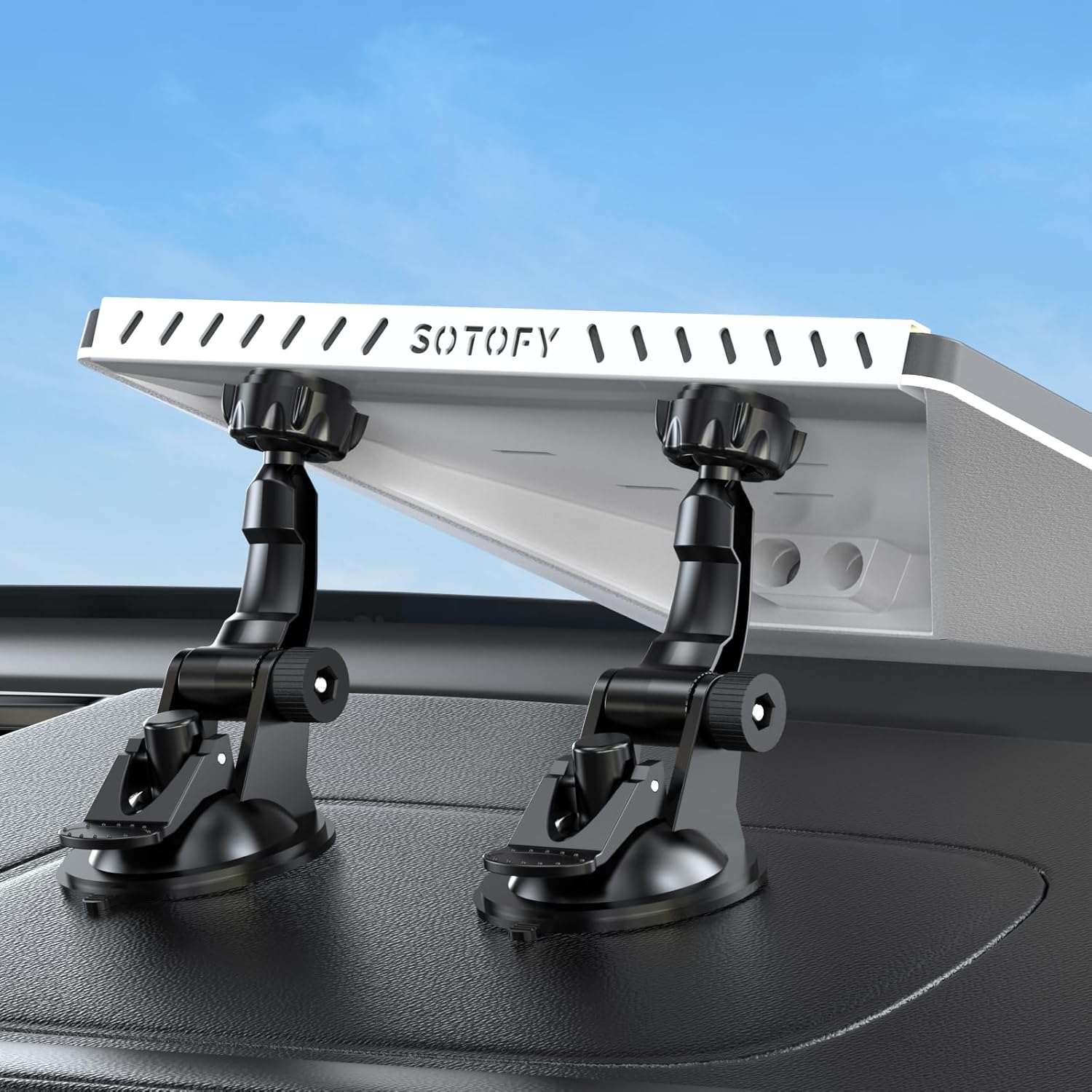 Starlink Mini dash mount with suction cup for Cybertruck windshield