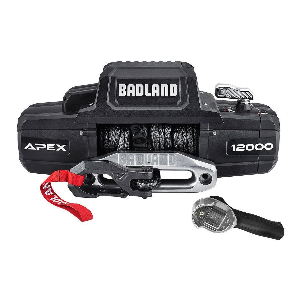 12000 lb winch with synthetic rope