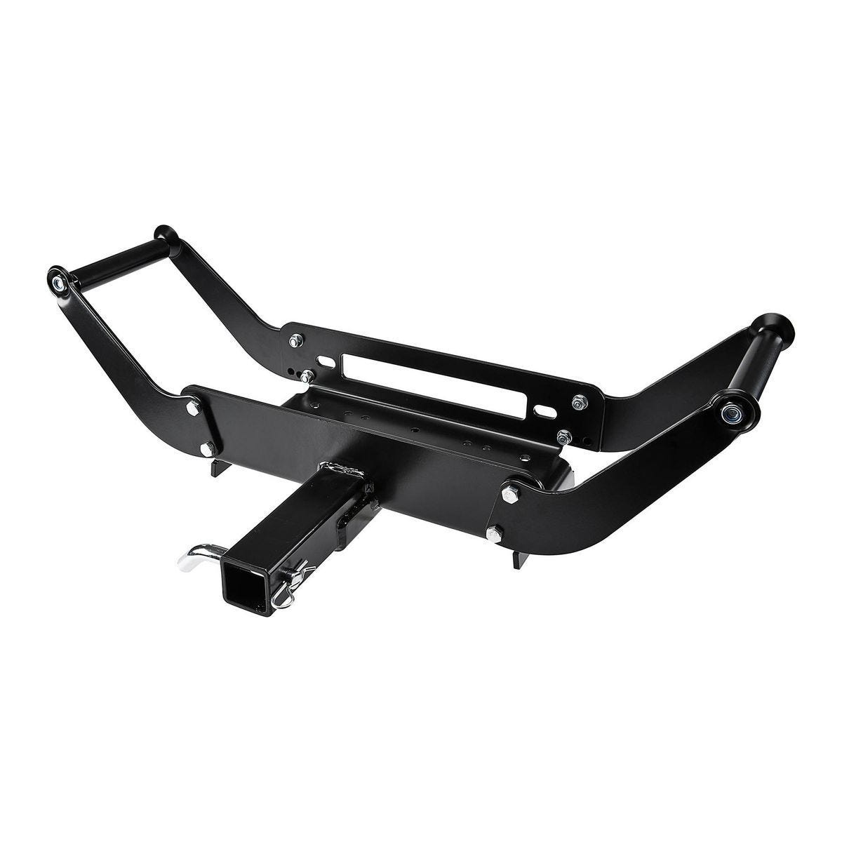 Winch hitch mount receiver